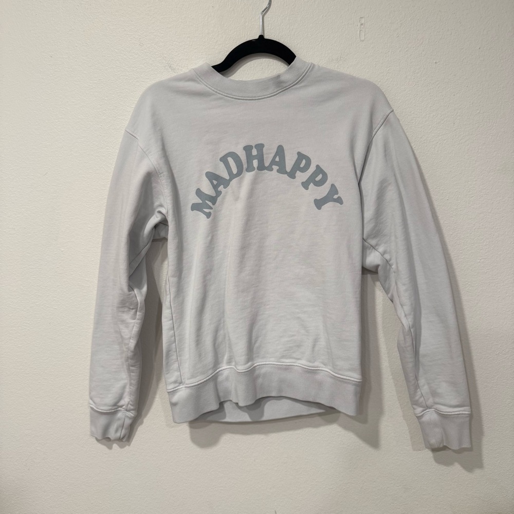 MADHAPPY Light Blue Crewneck Lightweight Sweater XS